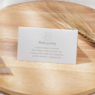 Cartão De Informações Mantenha Livros Neutros De Gênero Minimalistas Par