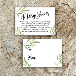 Cartão De Informações Manuscrito Verde Sem Chá de panela de Quebra