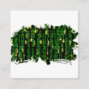 Cartão De Informações Matriz de códigos