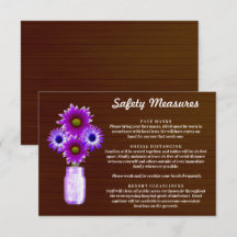 Medida de Segurança de Jarra Mason Floral Roxo Rús