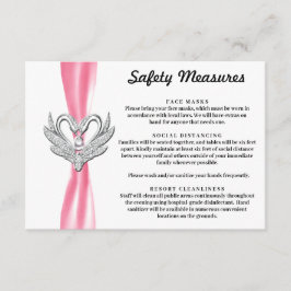 Cartão De Informações Medidas de segurança para os tubos prateados de fi