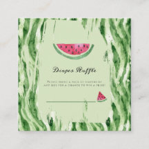 Melancia Doce Garota Verão Sorteio de Fraldas