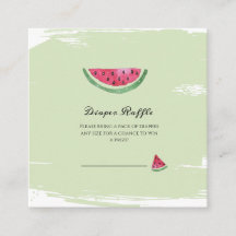 Melancia Doce Garota Verão Sorteio de Fraldas