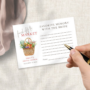 Cartão De Informações Memória Fresca do Mercado com Chá de panela Brito