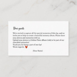 Cartão De Informações Memórias Fotográficas Chá de fraldas do Urso de Te