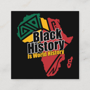 Cartão De Informações Mês da História Negra
