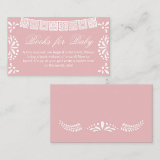 Cartão De Informações Mexican Cielito Lindo Baby Shower Books for Baby