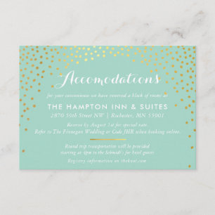 Cartão De Informações Mini mini dourado-rústico-chic ENCLOSURE