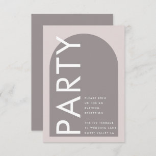 Cartão De Informações Minimalismo do Modern Arch Abstrato Japandi