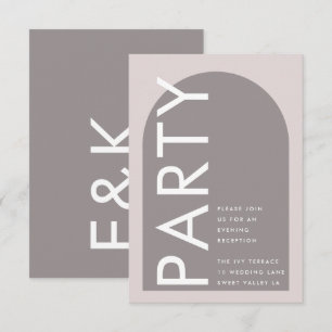 Cartão De Informações Minimalismo Japandi Abstrato de Arco Moderno