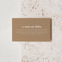 Cartão De Informações Minimalista Formal Poço de Desejos de Casamento Ma