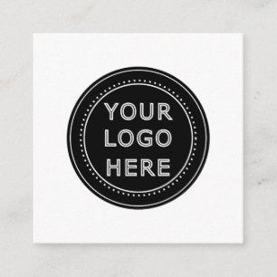 Cartão De Informações Minimalista personalizado, simples & moderno