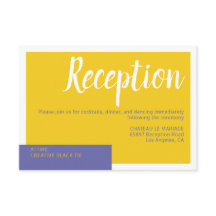 Mínimo de casamento roxo moderno