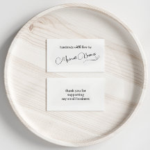 Mínimo feito à mão com amor Obrigado