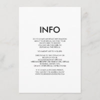 Mínimo moderno de detalhes do casamento/cartão de
