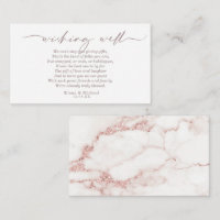 Modern Marble Glitter Wishing well V3 Blush ID816