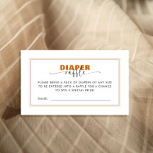 MOdern Wild One diaper raffle