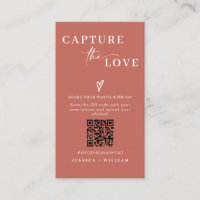 Moderno Casamento Capture o Código Qr do amor