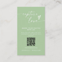 Moderno Casamento Capture o Código Qr do amor