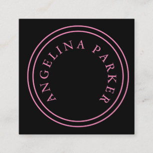 Cartão De Informações Moderno Minimalista Simples Único