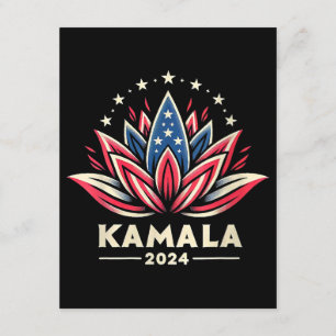 Cartão De Informações Mulheres Kamala Harris Campanha Presidencial Am 20