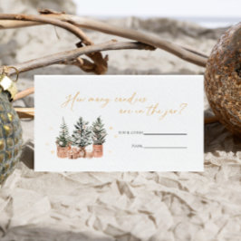 Cartão De Informações Natal Russo do inverno adivinha quantas canções