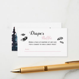 Cartão De Informações Neném aventura de fralda de babyshower