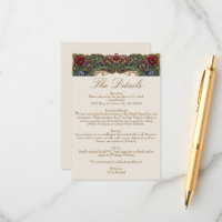 Noiva de Jardim Floral Vintage em Tons de Joia com