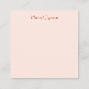 Cartão De Informações Nome Elegante de Script de Manuscrito