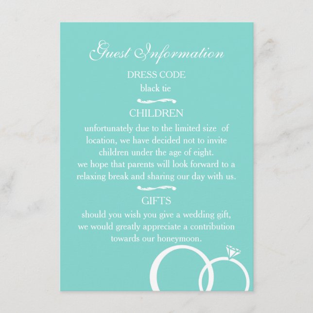 Cartão De Informações Nós Fazemos Casamento (Frente)