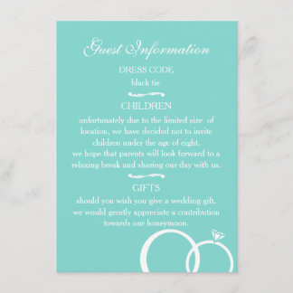 Cartão De Informações Nós Fazemos! Informações do convidado