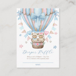 Cartão De Informações Nós Podemos Aguardar Garota Gemida Fralda Raffle