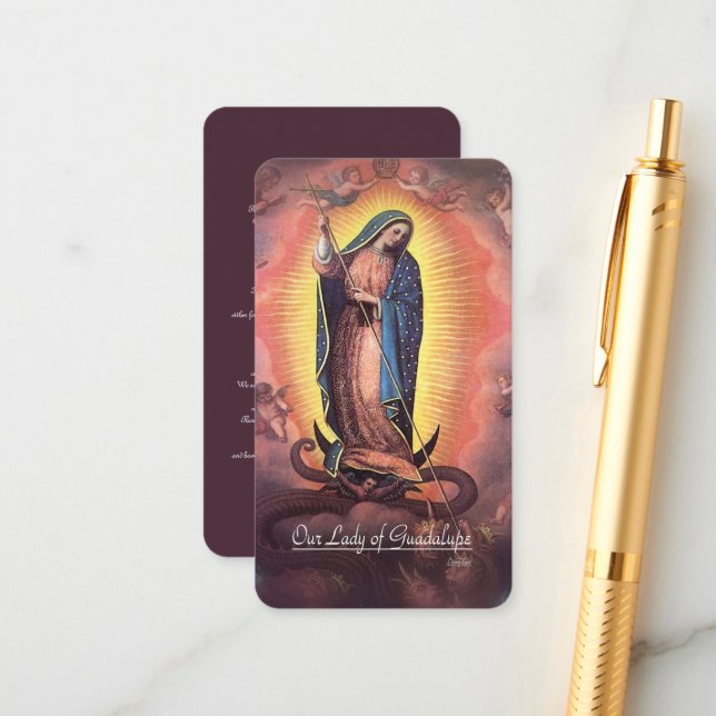 Cartão De Informações Nossa Senhora de Guadalupe Rev 12 com memorandos (Frente/Verso In Situ)