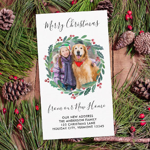 Cartão De Informações Nova Página Personalizada Fotografia Verde Movimen