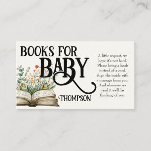 Cartão De Informações Novo Capítulo Começa Chá de fraldas Vintage