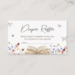 Cartão De Informações Novo capítulo do Storybook inicia Fralda Raffle