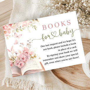 Cartão De Informações Novo Livro de Contos Chuvinha de Bebê Menina Flora