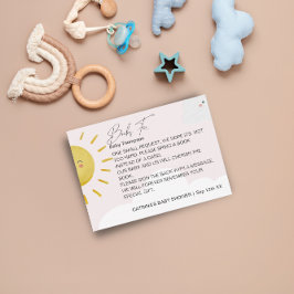 Cartão De Informações Nuvens de Raio de Sol Menina Livros Para Bebê Pequ