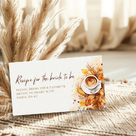 Cartão De Informações O amor está criando Chá de panela Compartilhamento