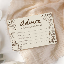 Cartão De Informações O Amor está Preparando Café - Conselhos para Chá d
