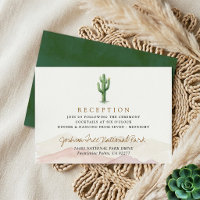 O Conjunto de Casamento Watercolor Desert Range -