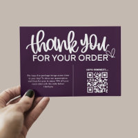 Obrigado de Código QR para o Pacote de Compra Inse