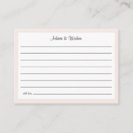 Cartão De Informações Oh Baby Cowgirl Shower Advice and Wishes Enclosure