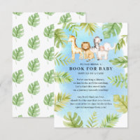 Oh Baby Jungle Chá de fraldas Book for Baby