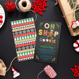 Cartão De Informações Oh Snap! Livro de Chás de fraldas de Biscoito Ging