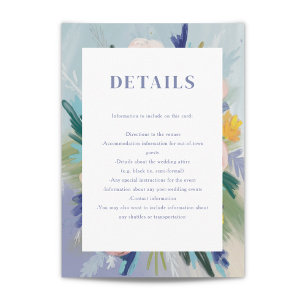 Cartão De Informações Onde o amor cresce carta de abrigo