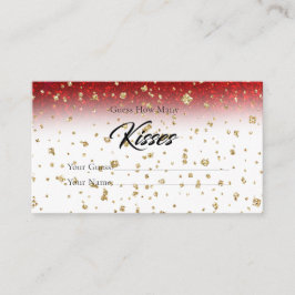 Cartão De Informações Orçamento Quantos Kisses - Gabinete de Jogo Bridal