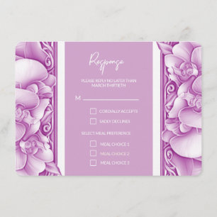 Cartão De Informações Orquídeas Placas de gabinete QR de fotos de Orname