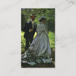 Cartão De Informações Os Promenadores (Os passeadores) por Monet Casamen