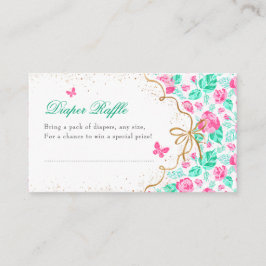 Cartão De Informações Our Lovely One Baby Shower Enclosure Card